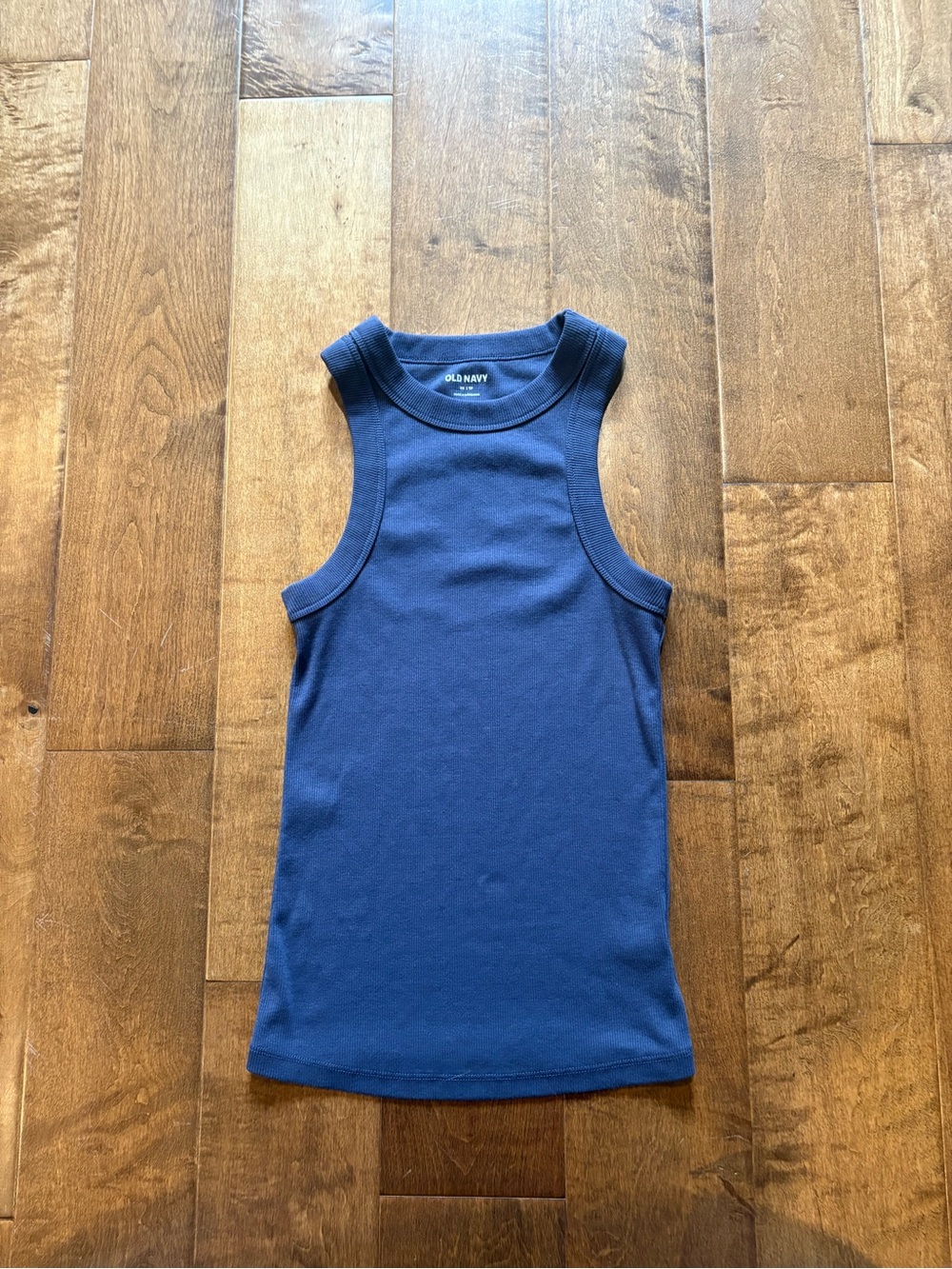 Old Navy Blue Ribbed Tank Top